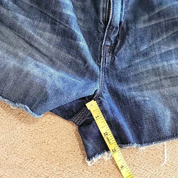 J. Crew Factory Frayed Hem Jean Shorts - Size 4 - Picture 7 of 10